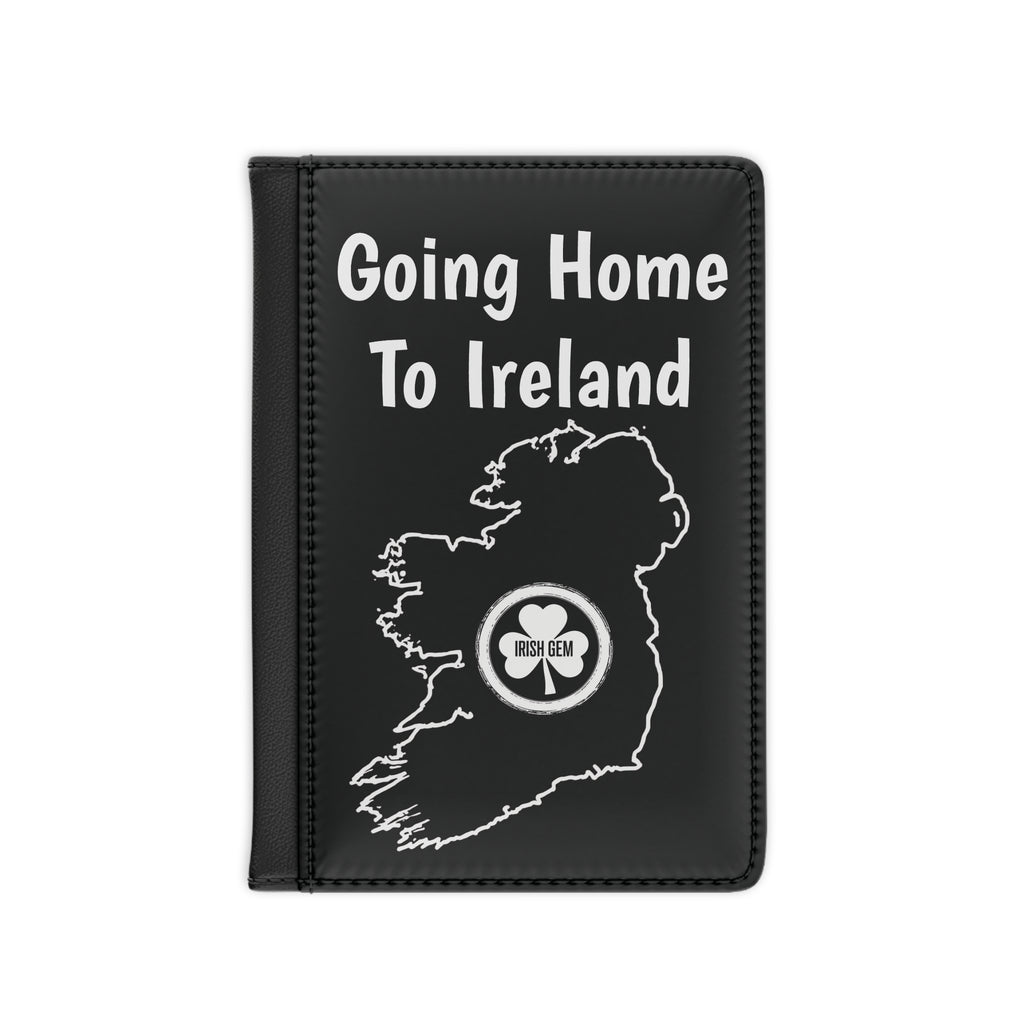 Passport Cover - "Going Home To Ireland" Irish Map Travel Wallet