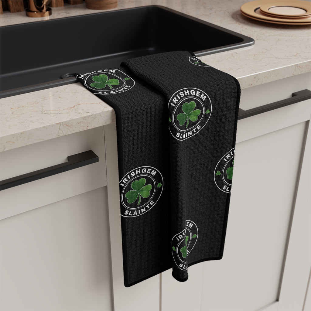 Irish Tea Towel – Lucky Clover Kitchen Towel